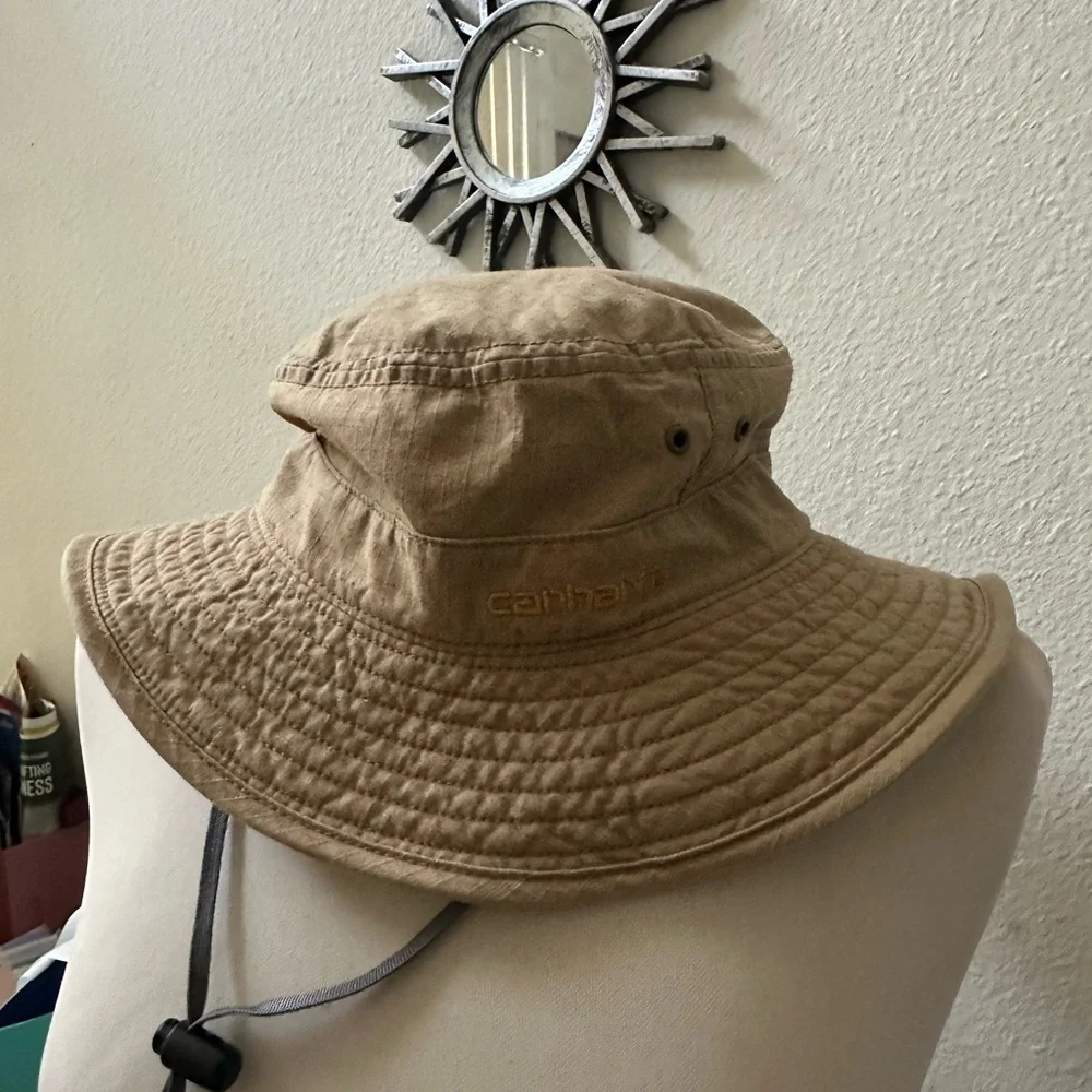 Carhartt Khaki Outdoor Hat fishing outdoor unisex - Picture 2 of 6